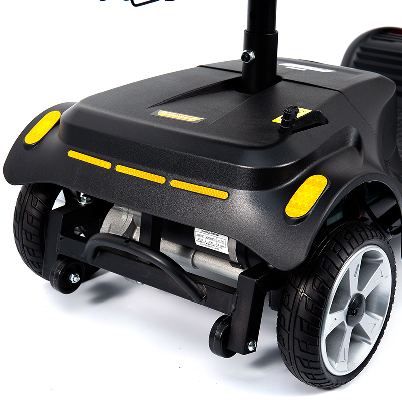 YL-07 4 Rota Travel Foldable Electric Powered Mobility Scooter with Basket