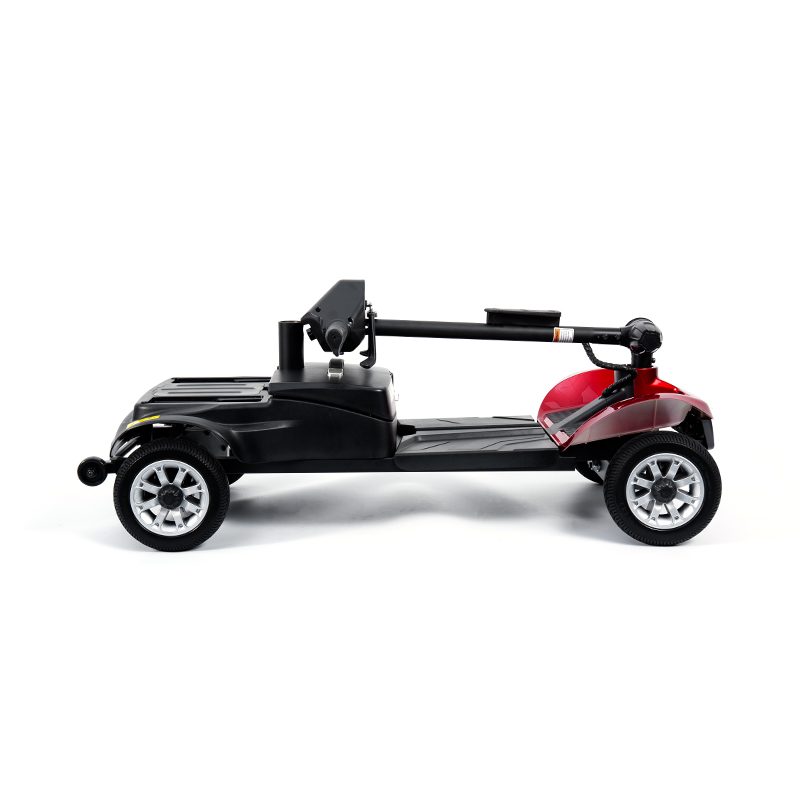 YL-02 PERFUSORIUS 4-Rota Mobilitas Scooter pro Senioribus, Aliquam a 360° Swivel Sedes