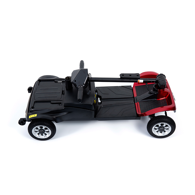 YL-02 PERFUSORIUS 4-Rota Mobilitas Scooter pro Senioribus, Aliquam a 360° Swivel Sedes