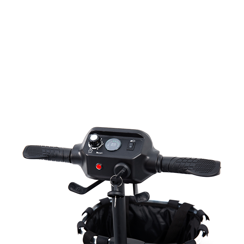 YL-02 PERFUSORIUS 4-Rota Mobilitas Scooter pro Senioribus, Aliquam a 360° Swivel Sedes