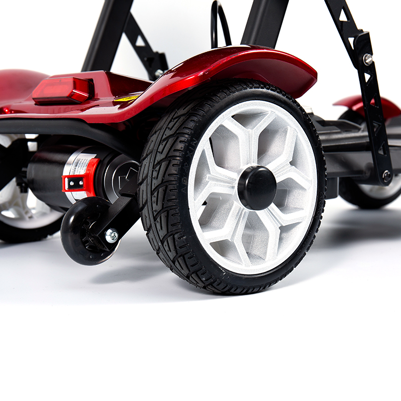 YL-211 4 Rotae VIATOR Electric Scooter pro Senioribus cum DUXERIT Headlight, Basket