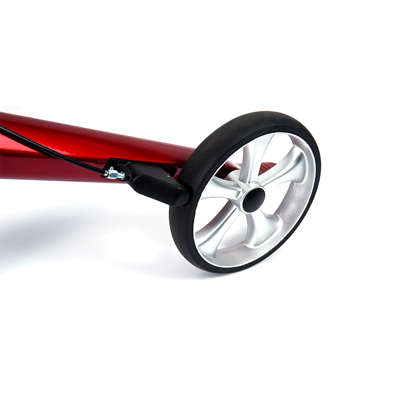 HES-R306 Leve Rollator - Foldable, TPR Currus, Novifacta, 150kg Pondus Capacitas