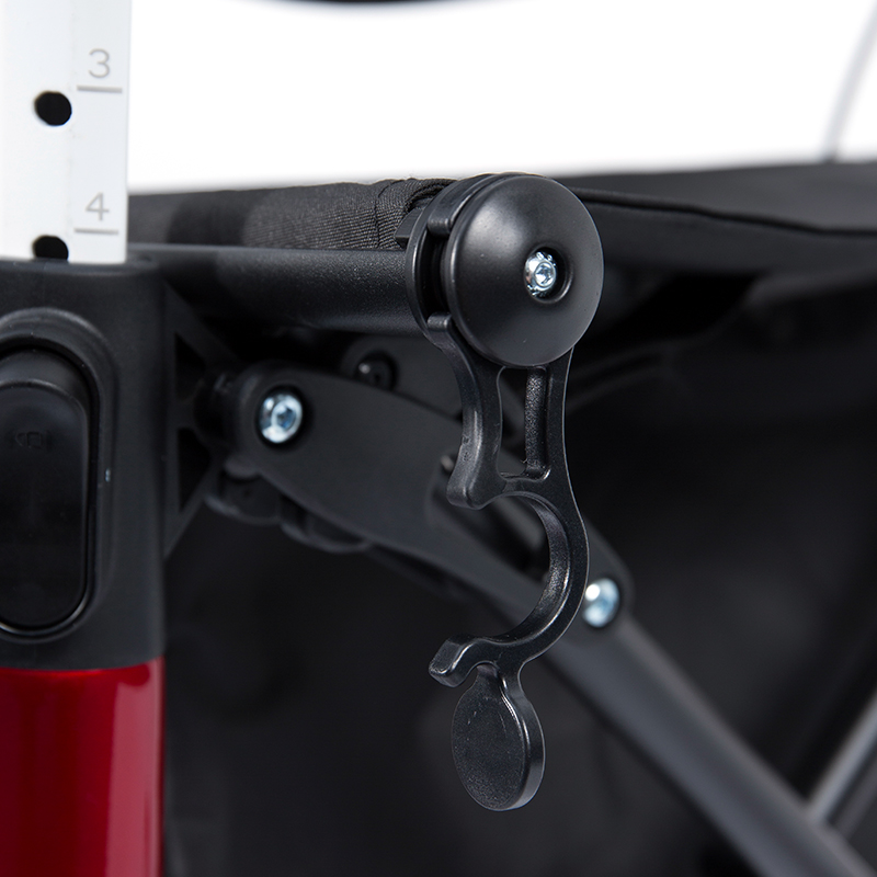 HES-R306 Leve Rollator - Foldable, TPR Currus, Novifacta, 150kg Pondus Capacitas