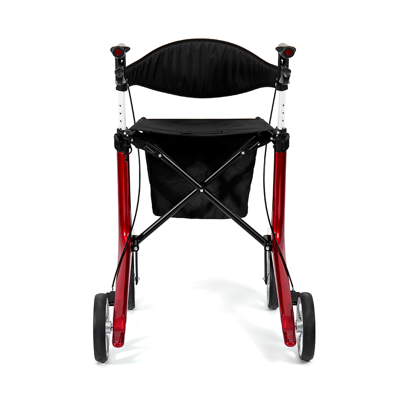 HES-R306 Leve Rollator - Foldable, TPR Currus, Novifacta, 150kg Pondus Capacitas