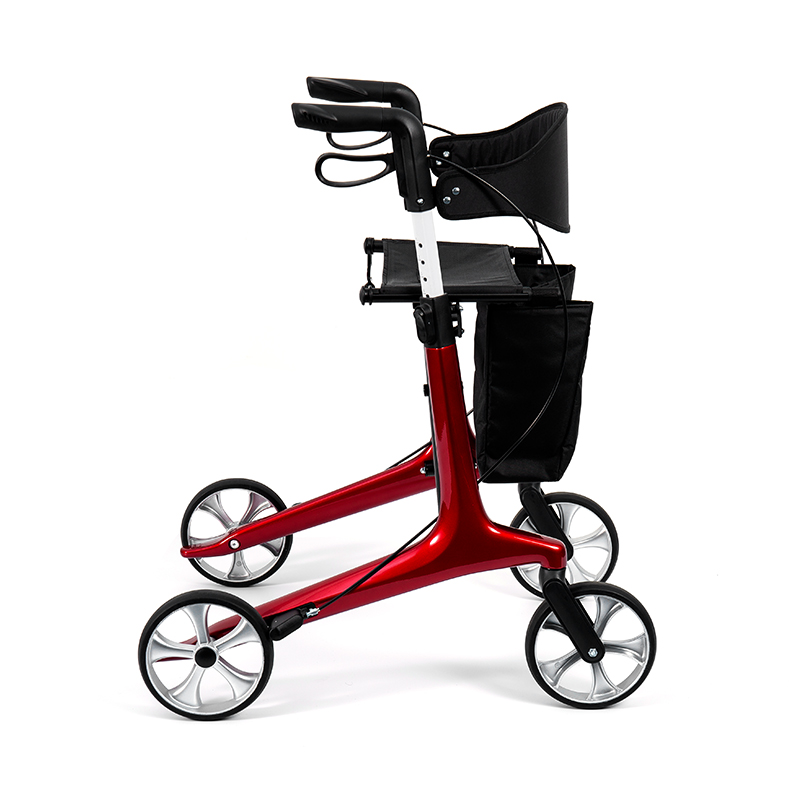 HES-R306 Leve Rollator - Foldable, TPR Currus, Novifacta, 150kg Pondus Capacitas