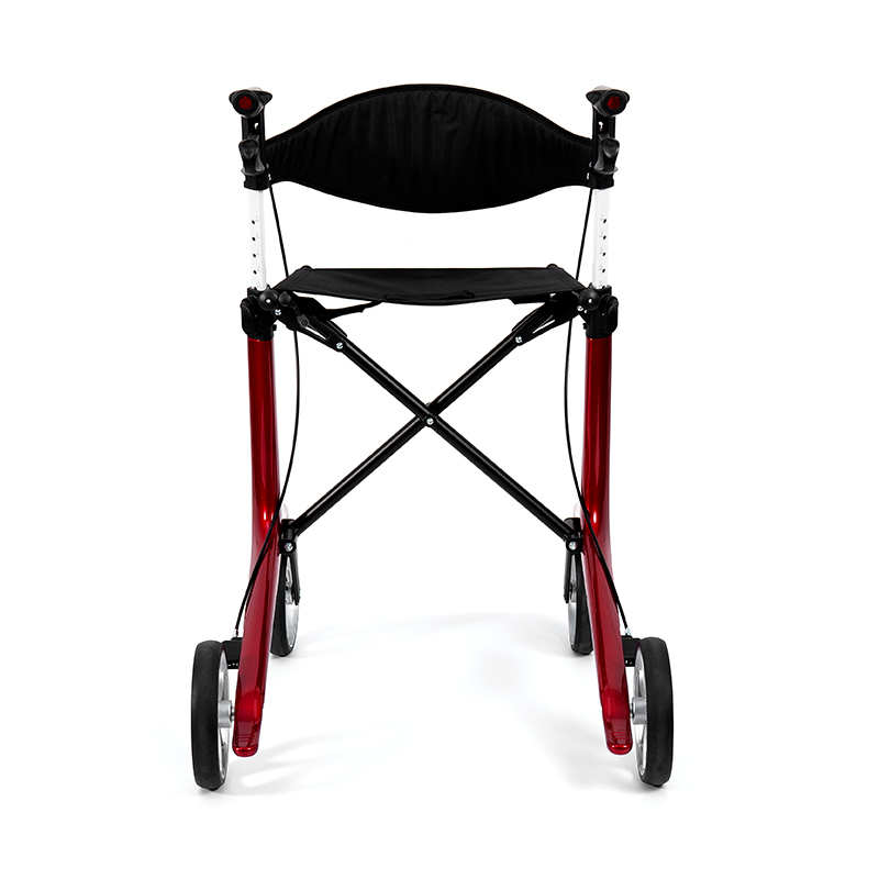 HES-R306 Leve Rollator - Foldable, TPR Currus, Novifacta, 150kg Pondus Capacitas
