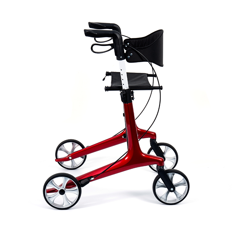 HES-R306 Leve Rollator - Foldable, TPR Currus, Novifacta, 150kg Pondus Capacitas